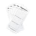 Safco Suggestion Box Cards, White, 3.5 x 8 Inches, 25 Cards per Pack (4231)