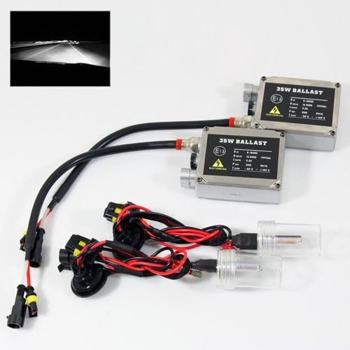 04-06 Mitsubishi Lancer H3 35W Xenon HID (High Intensity Discharge) Conversion Kit for Fog Lights - 6000K Pure White