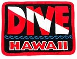 Dive Hawaii Patch Embroidered Iron On Scuba Diving Flag Emblem Souvenir