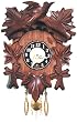 German Black Forest Clock - Carved Cuckoo Bird German Black Forest Clock - Carved Cuckoo Bird