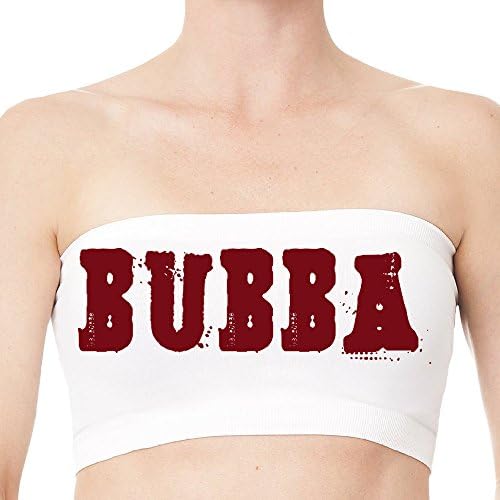 XJBD Custom Love Bubba Awesome Breathable Tube Bra White