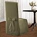 United Curtain Metro Dining Room Chair Cover, 19 by 18 by 39-Inch, Sage