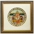 Framed Marble Painting Ganesh Wall Hanging
