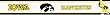 Iowa Hawkeyes Wall Border 2-pk.