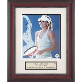 Maria Kirilenko Framed Autographed 8x10 Photograph