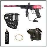 Spyder Pilot ACS Paintball Marker Package Red Combo C