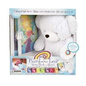 GloE - Magic Rainbow Bear, Storybook and Wand Gift Set
