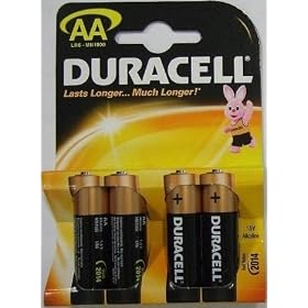 Duracell Batteries AA Size Pack of 4