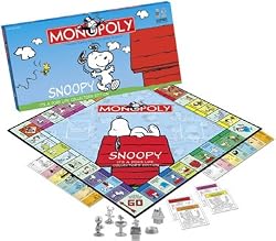 Peanuts Comics Snoopy Monopoly Game