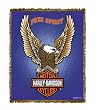 Harley-Davidson&reg; Motorcycles Free Spirit Throw Blanket