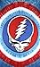 Sunshine Joy Grateful Dead Patriotic Steal Your Face Tie-Dye Tapestry Tablecloth Wall Art Beach Sheet Huge 60x90 Inches