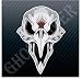 Chicken Skull Skateboard Road Runner Tony Hawk Sport Sticker Decal