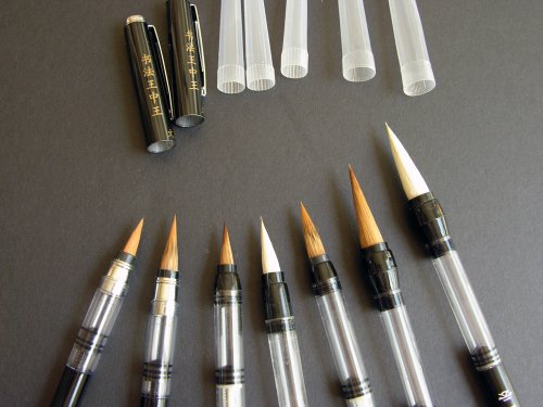 7 Piston Fill Waterbrush & Water Brush Fountain Pens - Value Pack