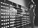 Clerk with the Us Department of Commerce Looking a the Census Records of the Microfil...