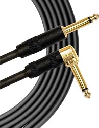 Mogami Gold Instrument 10R Guitar/Instrument Straight to R/A Ends 10 feet