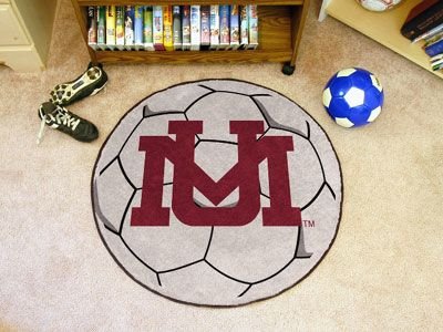 Buy Montana Grizzlies NCAA Soccer Ball Round Floor Mat (29) by Fan Mats