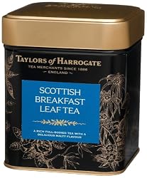 Taylors of Harrogate, Scottish Breakfast, Loose Leaf, 4.41-Ounce Tins (Pack of 2)
