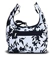 Kaiser 6572125 - Wickeltasche Elly, Design: black / white flowers