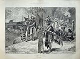 Borneo Dayak's-related products item: 1873 SKETCH BORNEO NATIVES WARRIORS COSTUME FINE ART