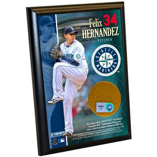MLB Seattle Mariners Felix Hernandez 4-by-6-Inch Plaque