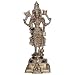 Lord Vishnu Brass Statue Antique Figurines 8.5 x 3.25 x 3 inches (vishnub002)