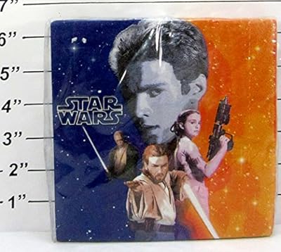 Party Express - Star Wars Episode II 2-Ply Party Napkins 12 7/8" x 13" - Pack of 16