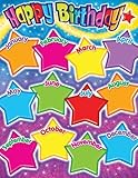 Happy Birthday Gumdrop Stars Learning Chart