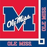 Creative Converting University of Mississippi Rebels Beverage Napkins (20 Count)