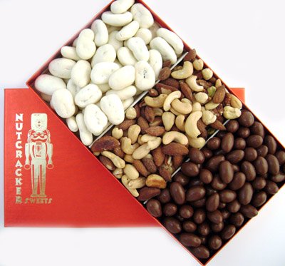 3-Way Nut Sampler, Gourmet Nuts Gift Box by Nutcracker Sweets
