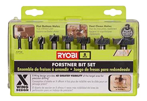 Ryobi 8-Piece Forstner Bit Set