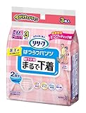 【お試しパック】リリーフ はつらつパンツ まるで下着 ピンク柄 Mサイズ 3枚入り