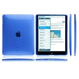 Apple iPad Tablet Spiral Design Soft Gel Silicone Skin Case. (Blue)by iPad Cases by tMate