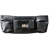 ALEXIS HUDSON Snowbird Clutch in Black
