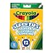 Crayola 03.7509DM - 12 Supertips Filzstifte einfach auswaschbar
