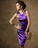 Spiegel Stretch Sateen Cocktail Dress