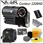 VholdR 1300 1080i Contour HD Wearable Helmet Camcorder With HD Extreme 8 GB SD Recording Bundle
