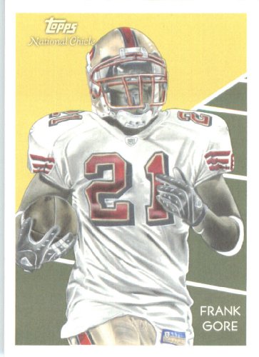 2009 Topps National Chicle #C150 Frank Gore San Francisco 49er's Football Card Mint Condition- Shipped In Protective ScrewDown Display Case!