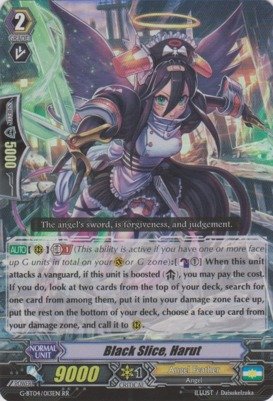 Cardfight!! Vanguard TCG - Black Slice, Harut (G-BT04/013EN) - G Booster Set 4: Soul Strike Against The Supreme