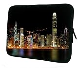 13 inch Hong Kong Harbor Night Scenery Notebook Laptop Sleeve Bag Carrying Case for most of MacBook Acer ASUS Dell HP Sony Toshiba