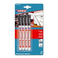 Edding 400 Permanentmarker (konische Spitze), 4 St�ck schwarz