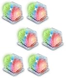 Buztronics 6 Color Changing Rainbow Mini Cool Ultra Glow Ice Cubes