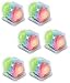 Buztronics 6 Color Changing Rainbow Mini Cool Ultra Glow Ice Cubes