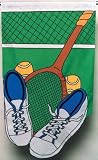 GAME SET MATCH TENNIS Appliqued Flag 28 X 48 GAME-SET-MATCH TENNIS Appliqued Flag 28 X 48