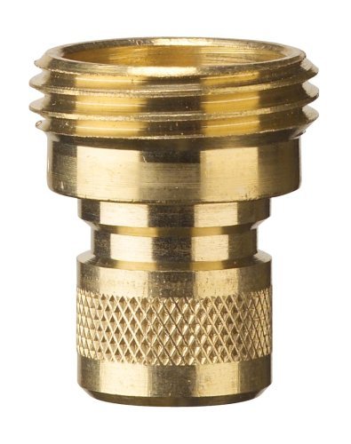 3 Pack - Nelson 50335 Brass Hose Quick Connectors, Male, (6 total Quick Connectors)