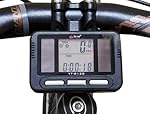 Solar Power Bike Cycling Bicycle LCD Night Vision Computer Odometer Speedometer