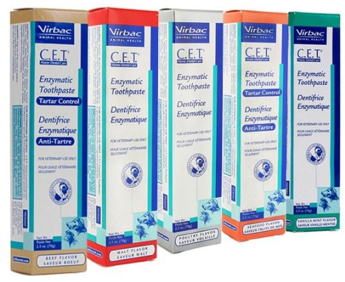 Image of CET Pet Toothpaste - Dog & Cat Toothpaste 2.5oz (70gm), Flavor: Beef