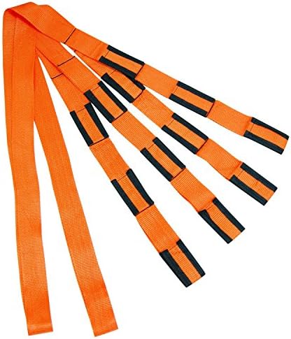 UniqueVC® Lifting and Moving Straps(Color: Orange),Set of 2 Straps,For Lifting Furniture,Wardrobe,TV,Beds,Leverage and Weight Distribution