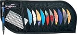 High Road 10 CD Visor Organizer (Set of 2) Auto Accessory,Black