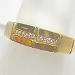 14K Yellow Gold Diamond Man's Ring