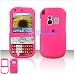 Rubber Feel Hot Pink Hard Case Cover for Palm Centro PDA SNAP-ON Protective